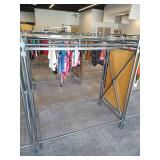 Heavy-Duty Rolling Clothing Rack