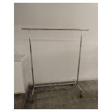 Rolling Adjustable Clothing Rack