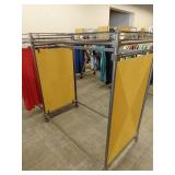 Heavy-Duty Rolling Clothing Rack