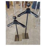 (2) Adjustable Clothing Displays