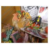 Large Lot of Fall & Halloween Decor