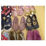 (12) Pairs Baby & Little Girl Shoes