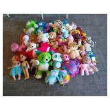 Large Lot of Plushes & Dolls