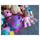 Large Lot of Plushes & Dolls