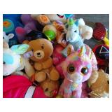 Large Lot of Plushes & Dolls