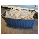 (1) Large Tote of Clothing Hangers