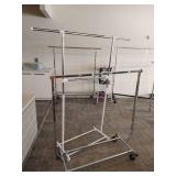 (2) Rolling Clothing Racks