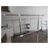 (2) Rolling Clothing Racks