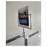 Rolling Adjustable 2-Arm Clothing Rack