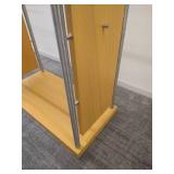 Rolling Dress Display Rack with Locking Wheels