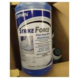 (1) Case of Strike Force Disinfectant with Sprayer Head