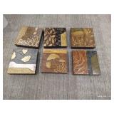 (6) Pieces Ceramic Wall Art