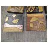 (6) Pieces Ceramic Wall Art