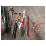 Tote of Misc. Tools, Hardware, & Tape