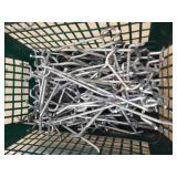(2) Small Totes Misc. Small Pegboard Hooks