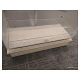 Rolling Acrylic Shelf with (1) Drawer & (3) Shelves