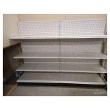 (2) Connected Display Shelving Units