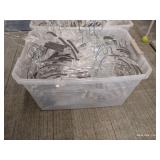 (2) Totes of Clothing Hangers