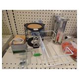 Contents of Shelves - Kitchen Items in Round, 17 Gallon, Rope-Handled Tub