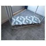 (1) 4-Shelf Metal Rack