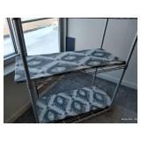 (1) 4-Shelf Metal Rack