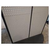 Freestanding Pegboard Shelf