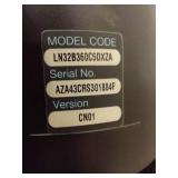 32" Samsung TV with Remote & Power Cord