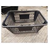 (11) Shopping Baskets in Stand