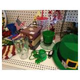 Contents of Shelves - Holiday Decor & Paper Organizer