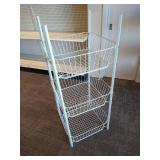 3-Tiered Wire Basket Display