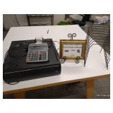 Cash Register, Cash Drawer, Calculator, and Display Stands