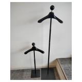 (2) Adjustable Clothing Displays