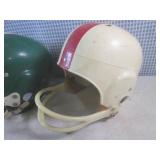 (EC1) 3 Vintage Football Helmets 2 ...