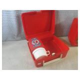 (A-2) 3 Vintage Plastic Lunch Boxes...