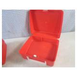 (A-2) 3 Vintage Plastic Lunch Boxes...