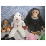 (A-2) Assorted Plush Animals/Dolls...