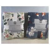 (EC1) 2 Lounge Throw Blankets 60" x...