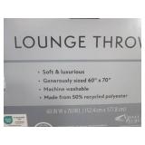 (EC1) 2 Lounge Throw Blankets 60" x...