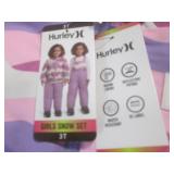 (RCK) Hurley Girls 2pc Snow Set Siz...