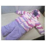 (RCK) Hurley Girls 2pc Snow Set Siz...