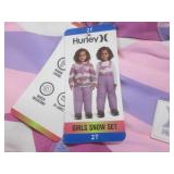 (RCK) Hurley Girls 2pc Snow Set Siz...