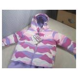 (RCK) Hurley Girls 2pc Snow Set Siz...