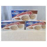 (B-3) 3 Boxes of Hostess Iced Cinna...