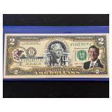2013 Ronald Reagan $2 Dollar Federal Reserve Note