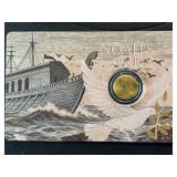 1/1000th Ounce .999 Fine Gold Round Noah