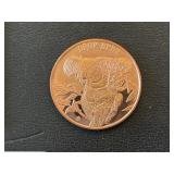 1 Ounce .999 Fine Copper Round
