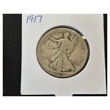 1917 Walking Liberty Half Dollar