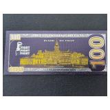24K Gold Foil $100 Dollar Note Fight!