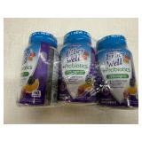 MM1. 3x 60 Gummies Fiber Well + Probiotics-11/2029