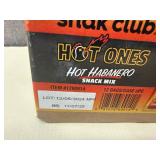 12 bags Snak Club Hot Ones-Hot Habanero Snack Mix
